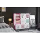 Модульна шафа-органайзер Leobert Kids для дитячих іграшок рожевий