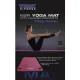 Мат для фітнесу з отворами York Fitness NBR 1см рожевий
