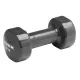 Гантелі для фітнесу вінілові круглі York Fitness 2х4кг сірий