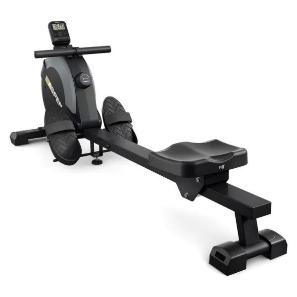 Гребной тренажер Hop-Sport HS-080R Aspen магнитный черно-золотистый