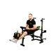 Набір Besport PowerPro 89кг з прямим грифом та лавою Besport WB-004