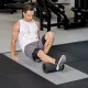 Масажний ролик Gymtek для йоги та фітнесу EPP 30*15см чорно-синій