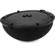 Балансировочная полусфера Gymtek Flex Core Half Ball 58см с эспандерами + насос черный