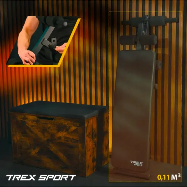 Скамья тренировочная Trex Sport TX-050B для пресса