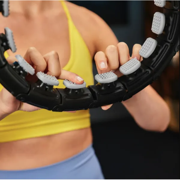 Хулахуп Trex Sport TX-010CHH масажний з обважнювачем чорний