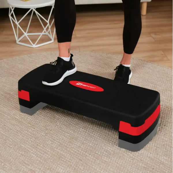 Степ платформа Hop-Sport HS-PP033AS чорно-червона