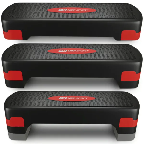 Степ платформа Hop-Sport HS-PP033AS чорно-червона