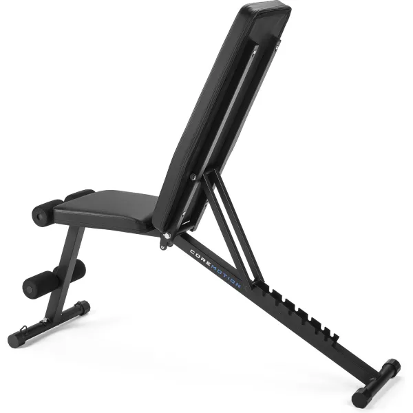 Складана регульована лава для тренувань Gymtek XL400 з еспандерами для дому