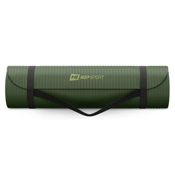 Коврик для йоги Hop-Sport HS-NB010GM NBR 1см темный хаки