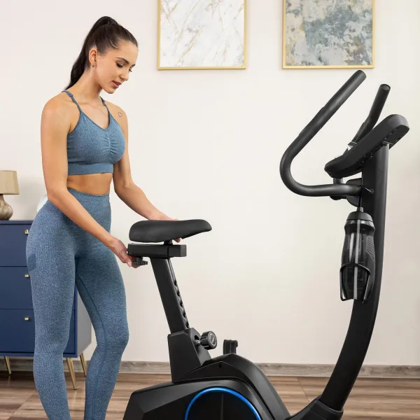 Велотренажер Gymtek XB4000 iConsole+ електромагнітний синій