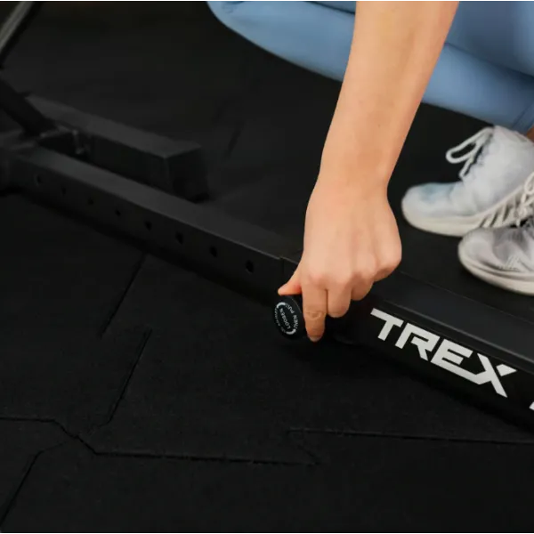 Стойки под штангу Trex Sport TX-100S регулируемые с ручками для отжиманий