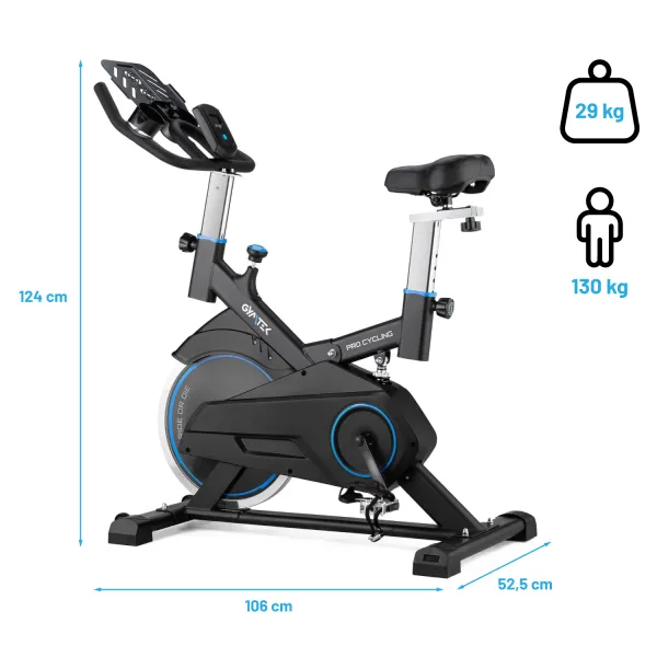 Спинбайк Gymtek XS1000 синий