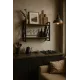 Настінний винний стелаж Costway Lagom у стилі Loft