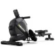 Гребной тренажер Hop-Sport HS-080R Aspen магнитный черно-золотистый