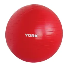 Фітбол York Fitness 55см червоний + насос