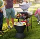 Стол-холодильник Costway Curver с регулируемой высотой 30L черный
