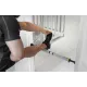 Турник раздвижной Hop-Sport HS-M050DP серо-желтый