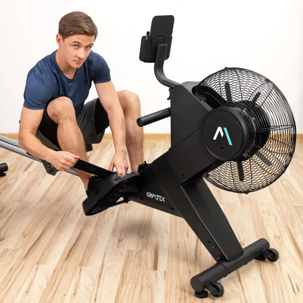 Гребний тренажер Gymtek XR2000 електромагнітний з аеродинамічним навантаженням