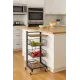 Стеллаж Costway Vroda мобильный в стиле Loft