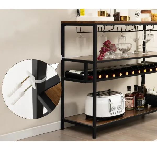 Стіл для кухні Costway Alfred фуршетний в стилі Loft