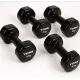 Гантелі для фітнесу вінілові круглі York Fitness 2х5кг чорний