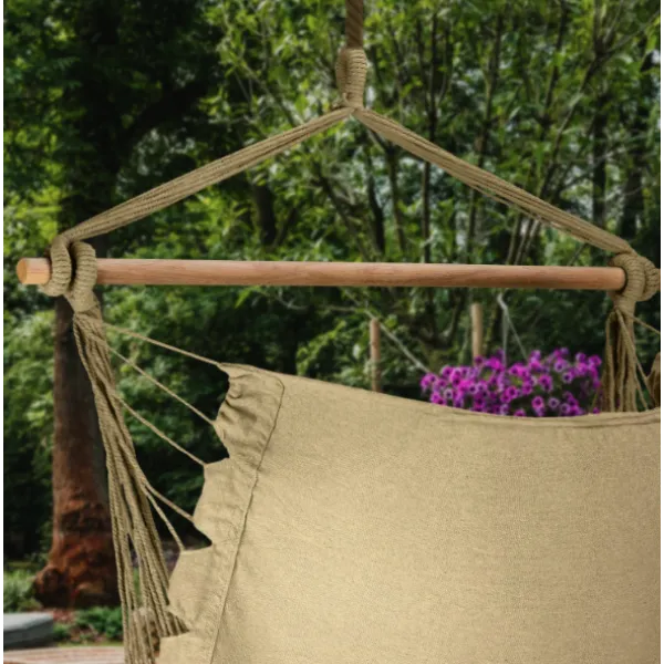 Бразильское кресло - гамак Outtec Boho Sois XXL бежевый