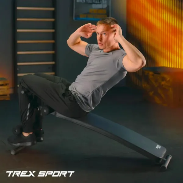 Скамья тренировочная Trex Sport TX-050B для пресса