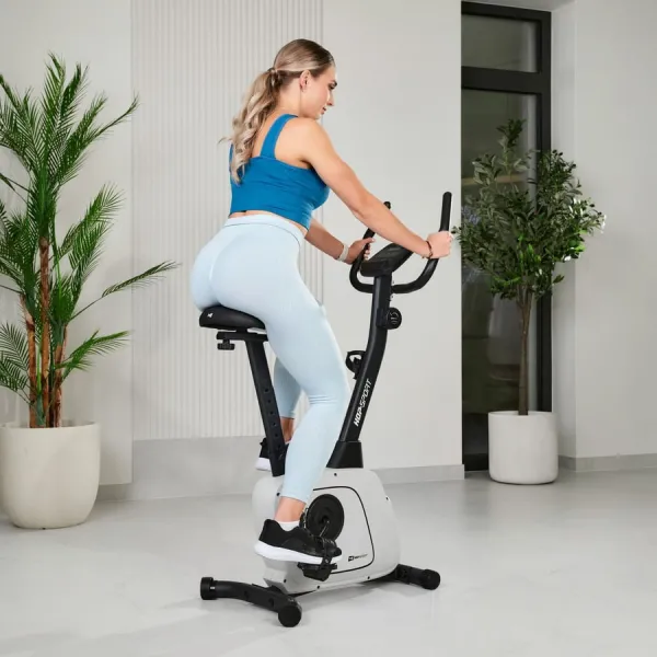 Велотренажер Hop-Sport HS-3000H Nexon магнітний сірий