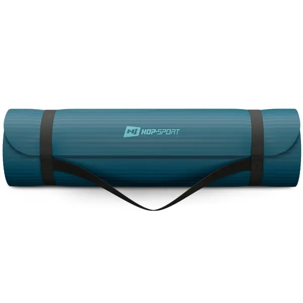 Коврик для йоги Hop-Sport HS-NB016GM NBR 1,5см темний морський
