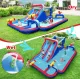 Надувний парк Costway Fun Kids із водними гірками (без вентилятора)