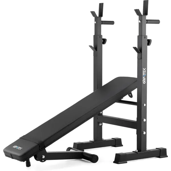 Лавка зі стійками для тренувань зі штангою Gymtek XL700 складана