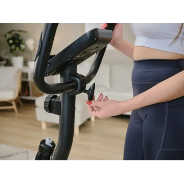 Велотренажер Hop-Sport HS-2080 Spark чорно-золотистий (2020)