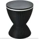 Стол-холодильник Costway Curver с регулируемой высотой 30L черный