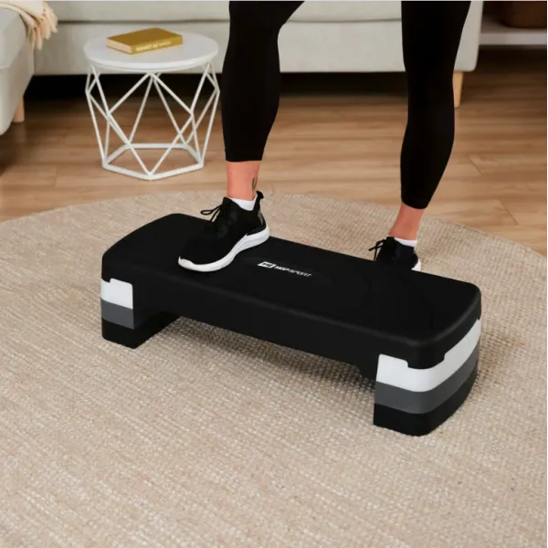 Степ платформа Hop-Sport HS-PP033AS чорно-біла