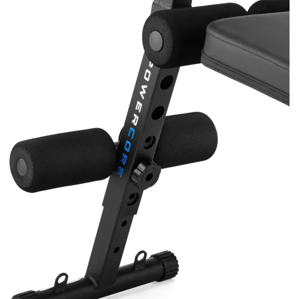 Похила лава для тренувань преса Gymtek XL200 з еспандерами для дому