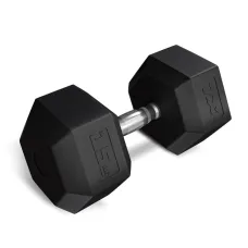 Гантеля шестигранная прорезиненная TX-150RD Trex Sport 15кг