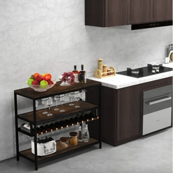 Стіл для кухні Costway Alfred фуршетний в стилі Loft