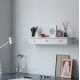 Полка настенная Leobert Corner три ящика белый