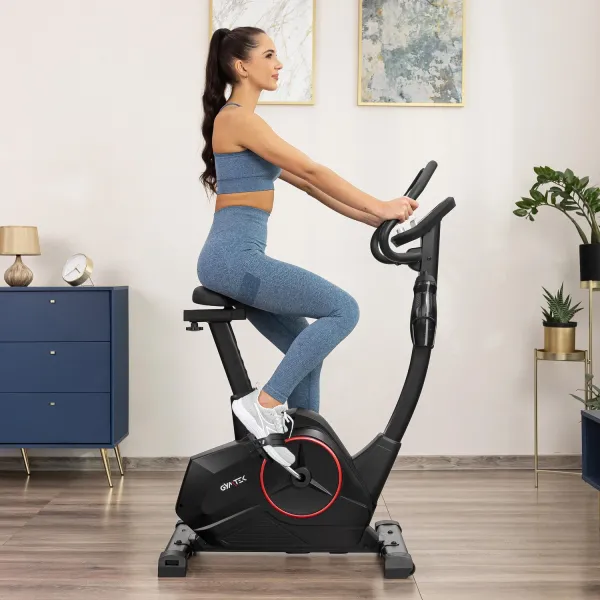 Велотренажер Gymtek XB4000 iConsole+ електромагнітний червоний