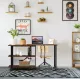 Стіл L-подібний Costway King обертовий в стилі Loft