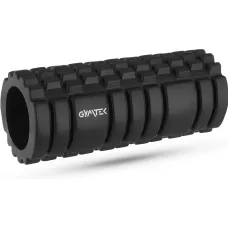 Массажный ролик Gymtek для йоги и фитнеса EVA 33*14см черно-белый