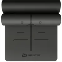 Йога-мат Hop-Sport PU 0,5см 183 x 68см HS-P005GM черный