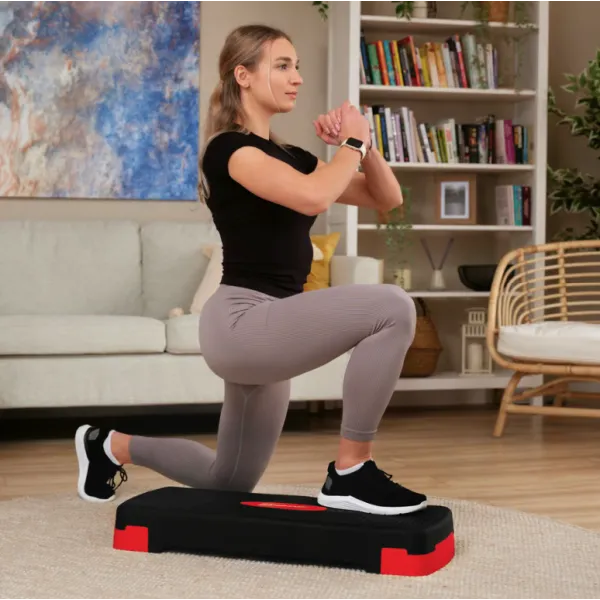 Степ платформа Hop-Sport HS-PP033AS чорно-червона