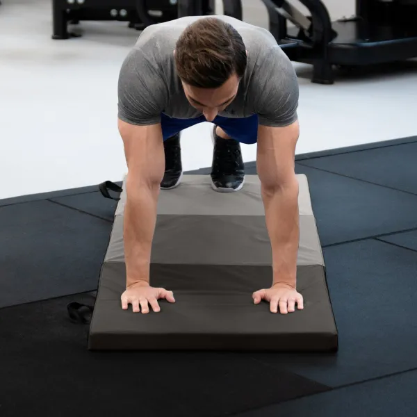 Мат гімнастичний твердий Gymtek 5см сірий