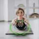 Кільце для пілатесу Gymtek армоване скловолокно 38см салатовий