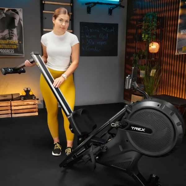 Гребной тренажер Trex Sport APRON TX-880RM аэромагнитный черный