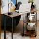Стіл L-подібний Costway King обертовий в стилі Loft