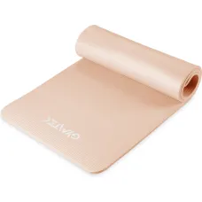 Коврик (мат) для фитнеса и йоги Gymtek NBR 1,5см персиковый