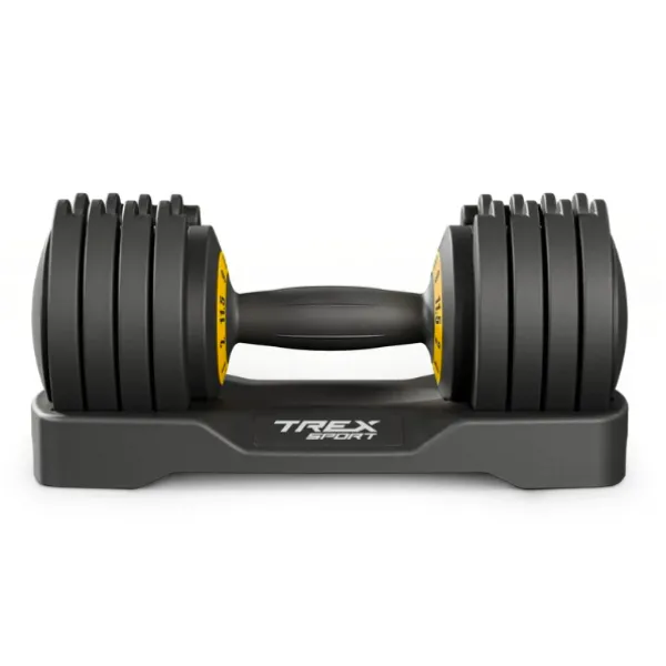 Гантель розбірна регульована Trex Sport 2-11,5кг чорний