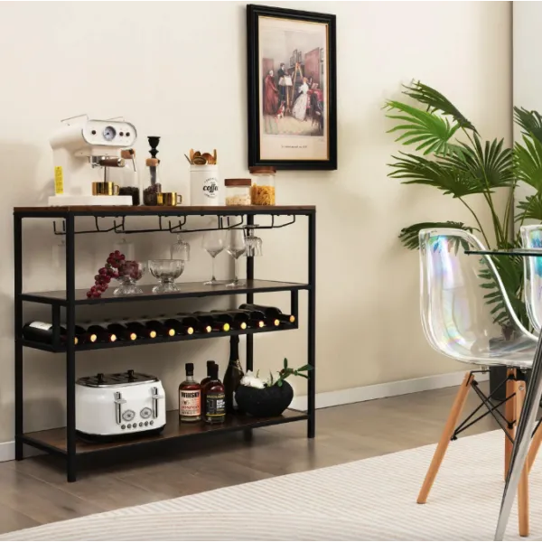 Стіл для кухні Costway Alfred фуршетний в стилі Loft
